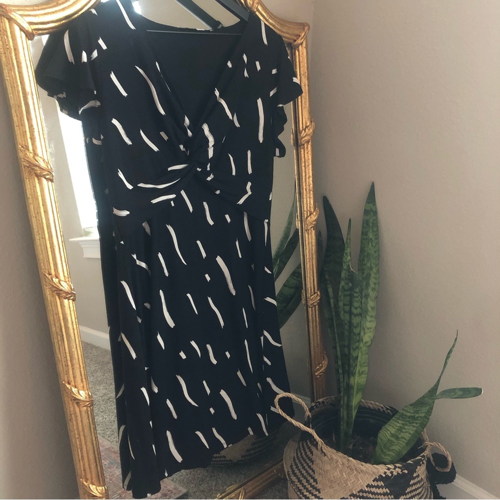 Loft flare dress